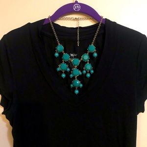 Dressbarn turquoise beaded necklace